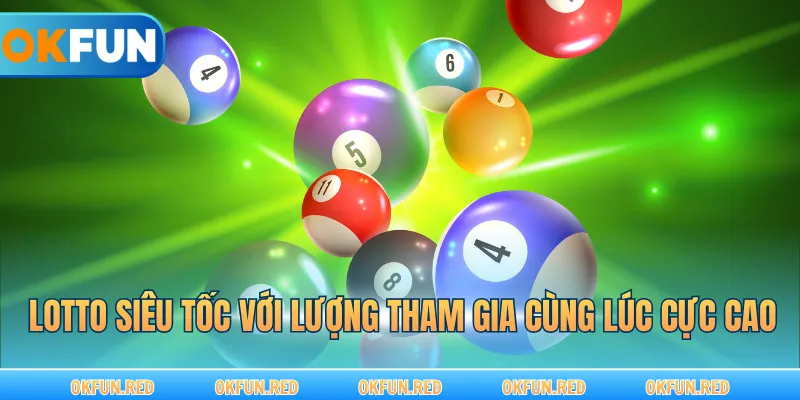 Lotto siêu tốc với lượng tham gia cùng lúc cực cao