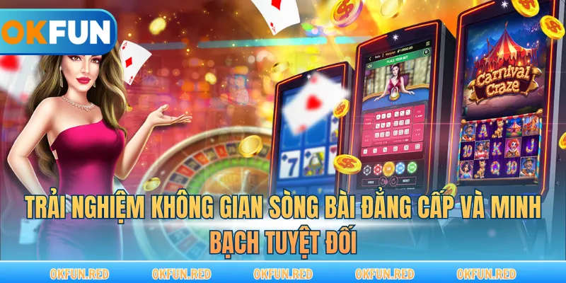 Trải nghiệm không gian sòng bài đẳng cấp và minh bạch tuyệt đối